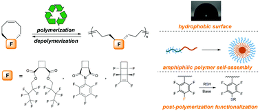 Graphical abstract: Depolymerizable semi-fluorinated polymers for sustainable functional materials
