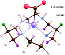 Graphical abstract: A theoretical approach for homogeneous CO2 reduction by Ni(cyclam): substituents with intra-molecular hydrogen transfer