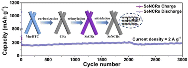 Graphical abstract: Se/N co-doped carbon nanorods for potassium ion storage