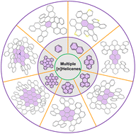 Graphical abstract: Multiple [n]helicenes with various aromatic cores