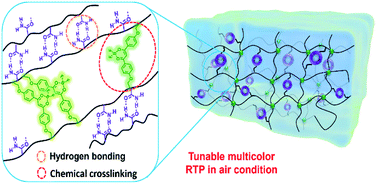 Graphical abstract: Room temperature tunable multicolor phosphorescent polymers for humidity detection and information encryption