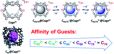 Graphical abstract: Gram-scale synthesis of a covalent nanocage that preserves the redox properties of encapsulated fullerenes