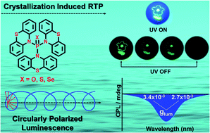 Graphical abstract: Crystallization induced room-temperature phosphorescence and chiral photoluminescence properties of phosphoramides