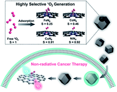 Graphical abstract: Highly selective generation of singlet oxygen from dioxygen with atomically dispersed catalysts