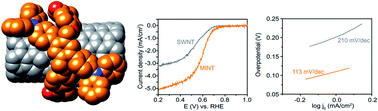 Graphical abstract: Mechanical interlocking of SWNTs with N-rich macrocycles for efficient ORR electrocatalysis