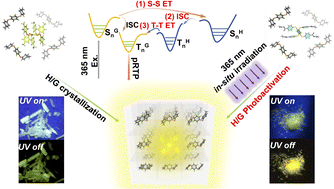 Graphical abstract: Making multi-twisted luminophores produce persistent room-temperature phosphorescence