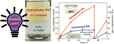 Graphical abstract: Hydrophobized poly(heptazine imide) for highly effective photocatalytic hydrogen peroxide production in a biphasic fatty alcohol–water system