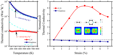 Graphical abstract: Anomalous thermal transport behavior in graphene-like carbon nitride (C3N)