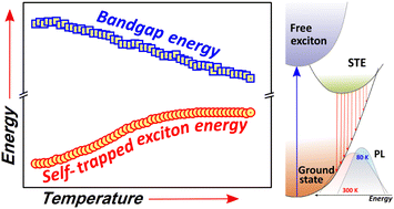 Graphical abstract: An insight into the temperature dependence of photoluminescence of a highly-emissive Cs-Ag(Na)Bi(In)Cl6 perovskite