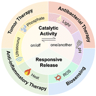 Graphical abstract: Stimuli-responsive nanozymes for biomedical applications
