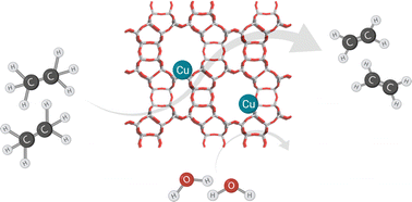 Graphical abstract: Cu-loaded zeolites enable the selective activation of ethane to ethylene at low temperatures and pressure