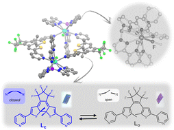 Graphical abstract: A photochromic metallacycle with highly anisotropic Dy–F magnetic units