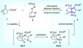 Graphical abstract: Catalytic asymmetric interrupted Attanasi reaction: access to fused 2,3-dihydropyrroles with vicinal quaternary carbons