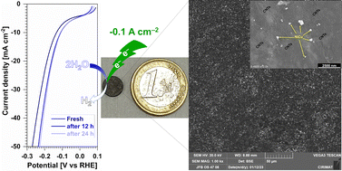 Graphical abstract: Spark plasma sintered catalytic nickel–copper alloy and carbon nanotube electrodes for the hydrogen evolution reaction