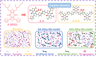 Graphical abstract: Acceptor-only oligomers with high coplanarity enable efficient and stable organic solar cells