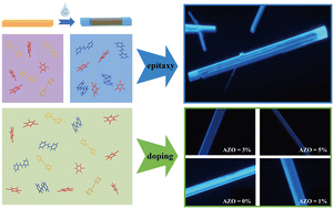 Graphical abstract: A new strategy: realization of organic heteroepitaxy and organic alloys based on the similarity of C [[double bond, length as m-dash]] C and N [[double bond, length as m-dash]] N