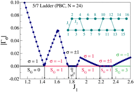 Graphical abstract: Quantum phase transitions in skewed ladder systems