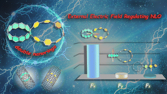 Graphical abstract: Tuning optical properties of π-conjugated double nanohoops under external electric field stimuli-responsiveness