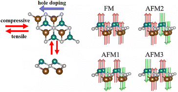 Graphical abstract: Tuning the magnetic properties of double transition-metal carbide CoMC (M = Ti, V, Cr, Mn, Fe, Ni) monolayers