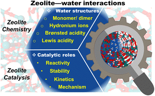 Graphical abstract: Water structures on acidic zeolites and their roles in catalysis