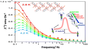 Graphical abstract: Slow magnetic relaxation in a ferromagnetic CuII chain complex, induced by a phonon bottleneck effect