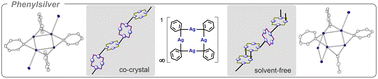 Graphical abstract: Phenylsilver – an unexpected one-dimensional coordination polymer of silver(i) tetrads