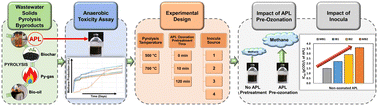 Graphical abstract: Improved methanogenesis from aqueous pyrolysis liquid (APL) by inoculum selection and pre-ozonation