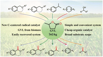 Graphical abstract: A simple and convenient strategy for the oxidation of C(sp3)–H bonds based on γ-valerolactone