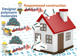 Graphical abstract: Functional polymeric molecules for performing autonomous synthesis of particles with core–shell structures and customizable shapes