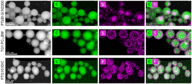 Graphical abstract: Sub-4 nm mapping of donor–acceptor organic semiconductor nanoparticle composition