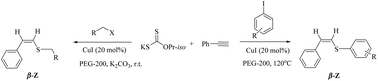 Graphical abstract: CuI-catalyzed regioselective hydrothiolation of alkynes: a thiol-free route to (Z)-β-alkenyl sulfides