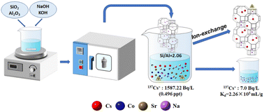 Graphical abstract: Synthesis of a low-silica CHA zeolite with exceptional selectivity for radioactive 137Cs+