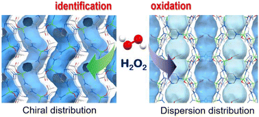 Graphical abstract: Recognition, detection and host–guest chemistry of hydrogen peroxide in a fluorescent metal–organic framework with chiral helical channels