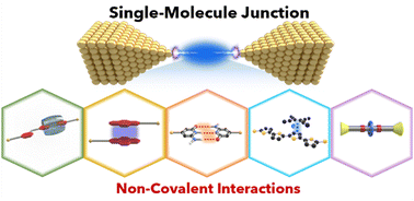 Graphical abstract: The pivotal role of non-covalent interactions in single-molecule charge transport