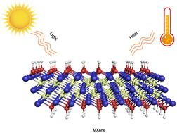 Graphical abstract: Efficient photothermal conversion of MXenes and their application in biomedicine