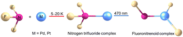 Graphical abstract: Nitrogen Trifluoride Complexes of Group 10 Transition Metals M(NF3) (M = Pd, Pt)
