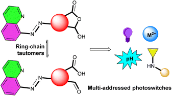 Graphical abstract: Multiple control of azoquinoline based molecular photoswitches