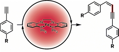 Graphical abstract: Z-selective dimerization of terminal alkynes by a (PNNP)FeII complex
