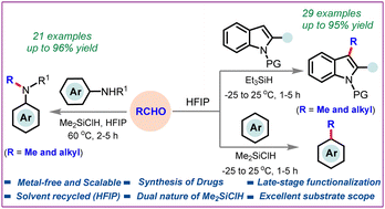 Graphical abstract: Silane-mediated, facile C–H and N–H methylation using formaldehyde