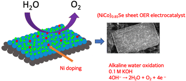 Graphical abstract: Hierarchical (Ni,Co)0.85Se sheets for efficient oxygen evolution reaction electrocatalysis: a combined approach of fabrication control and mechanistic understanding
