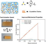 Graphical abstract: Designing fast-response porous hydrogel actuators with improved toughness