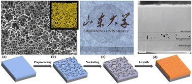 Graphical abstract: Growth of freestanding GaN crystals on three-dimensional mesh porous substrates by HVPE