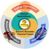 Graphical abstract: Integrative plasmonics: optical multi-effects and acousto-electric-thermal fusion for biosensing, energy conversion, and photonic circuits