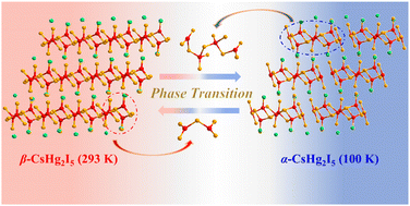Graphical abstract: β-CsHg2I5, a compound with rare [Hg2I5] dimers and large optical anisotropy