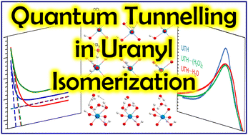 Graphical abstract: Quantum tunnelling effect in the cis–trans isomerization of uranyl tetrahydroxide