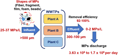 Graphical abstract: Seasonal variation and removal efficiency of microplastics in wastewater treatment: a year-long study across three municipal water reclamation plants