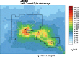 Graphical abstract: Modeling attainment in Fairbanks, Alaska, for the wintertime PM2.5 24-hour non-attainment area using the CMAQ (community multi-scale air quality) model