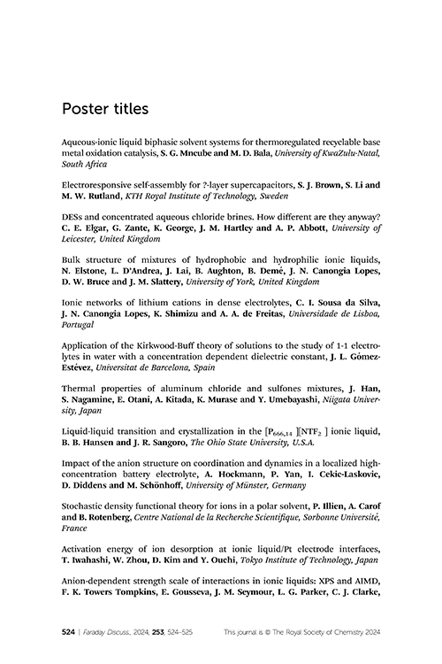 Poster list