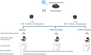 Graphical abstract: Effect of tamarind (Tamarindus indica L.) on the cardiometabolic health of patients living with HIV and elevated triglyceride levels: a dose–response double-blind, randomized exploratory trial