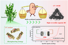 Graphical abstract: Multi-synergistic regulation of hard carbon via a green bioengineering strategy to achieve high-capacity sodium-ion storage